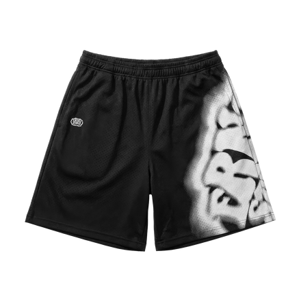 Blurred Logo Mesh Shorts